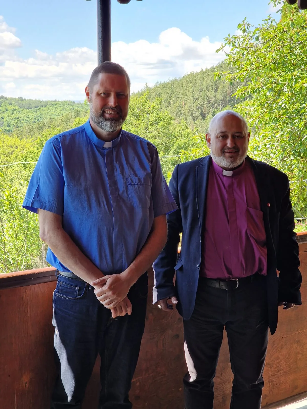 Bishop Ashley Deutschmann with Svetoslav Vassileff, Archbishop of Serdica