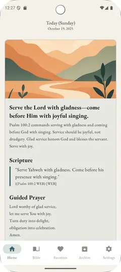 Daily Serene Uplift app